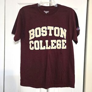 Boston College Short Sleeve Maroon T-shirt, Champion Medium